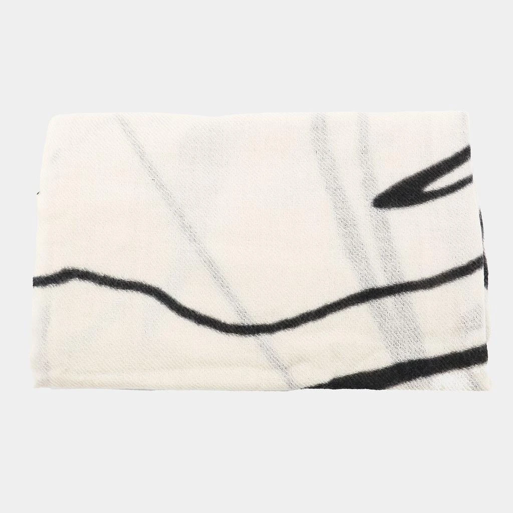 ALTEA Altea White Wool Scarves 1
