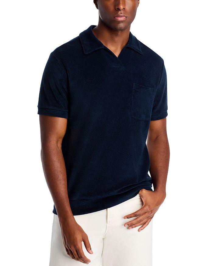 A.P.C. Augustino Regular Fit Terry Polo Shirt