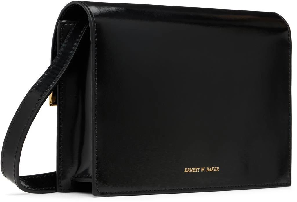 Ernest W. Baker Black Patent Leather Bag 3