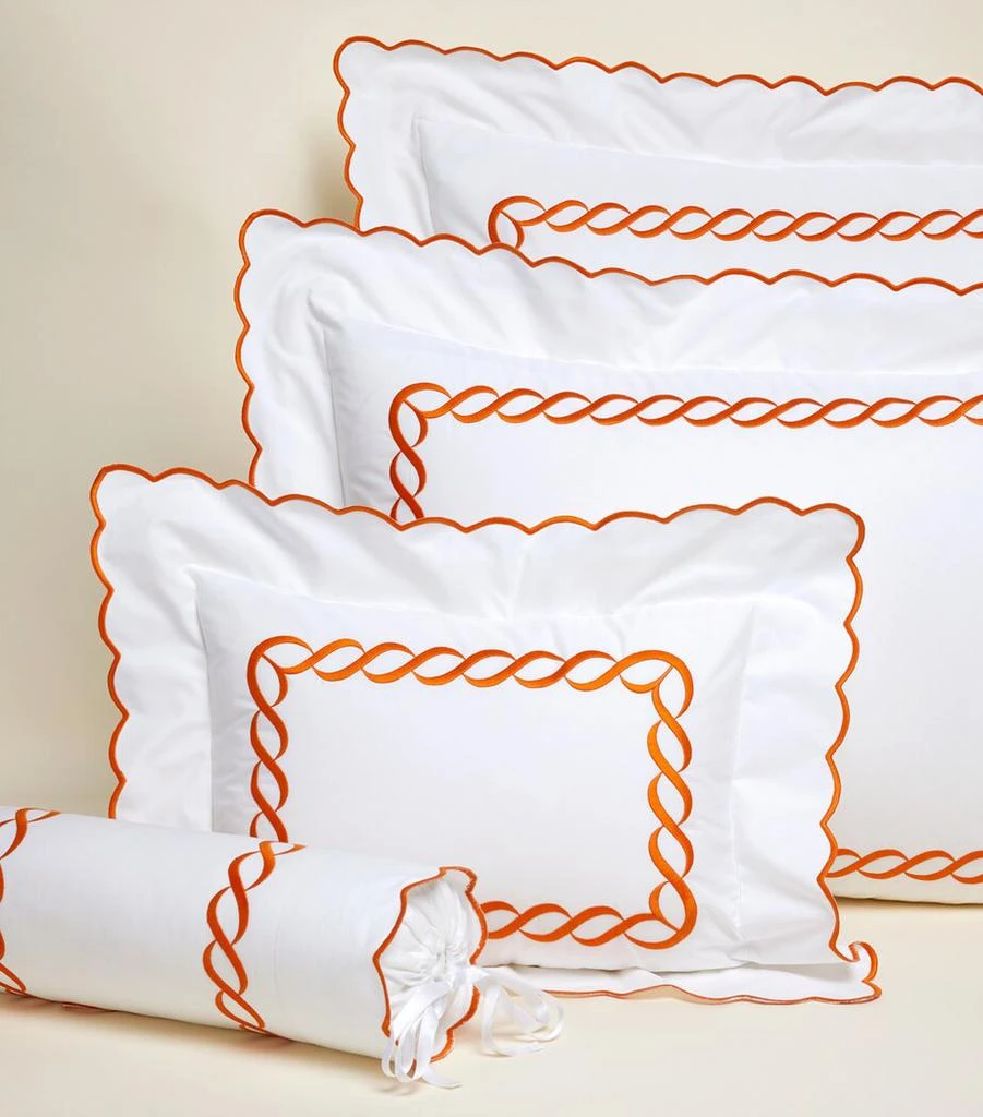 Pratesi Treccia Square Oxford Pillowcase (65 x 65cm) 2