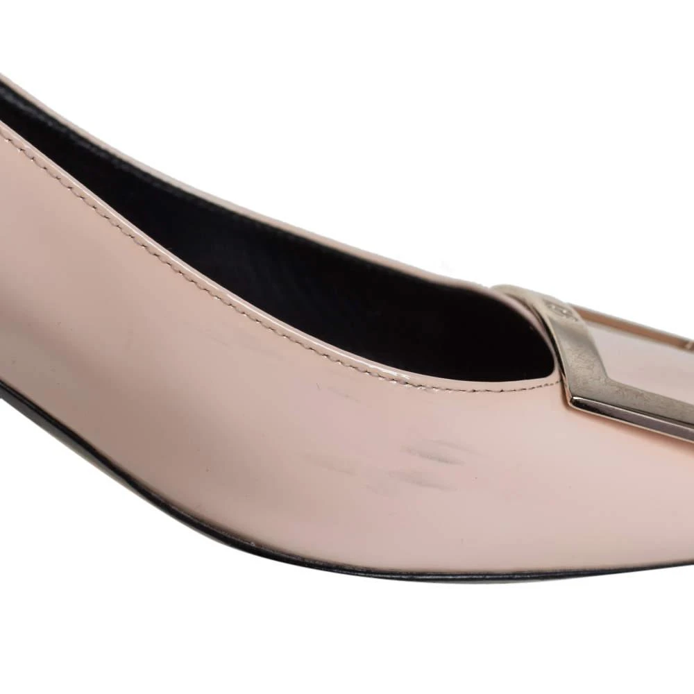 Roger Vivier Roger Vivier Beige Patent Leather Belle Pumps Size 38 8