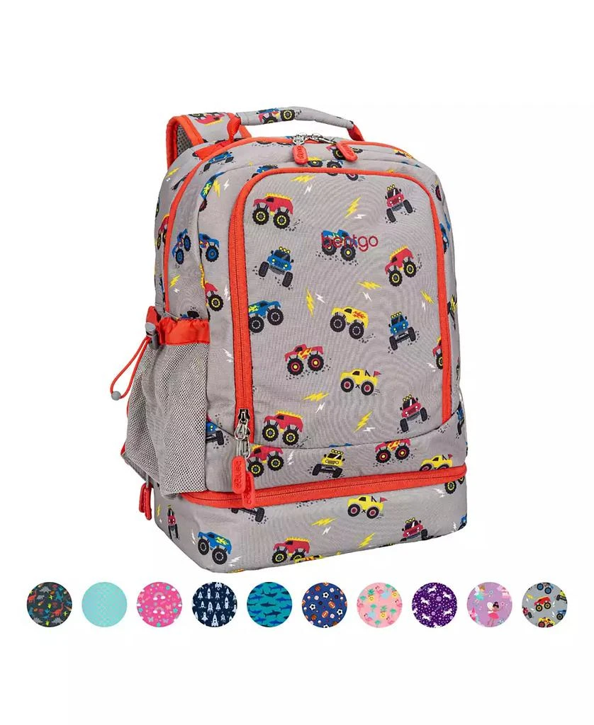 Bentgo Kids Prints 2-In-1 Backpack and Insulated Lunch Bag - Trucks 6
