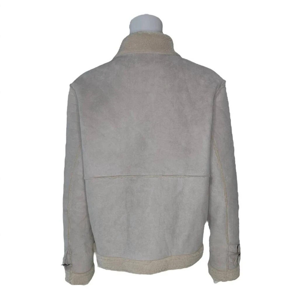 EMBELLISH Men's Fur-Lined Jacket In Light Grey 2