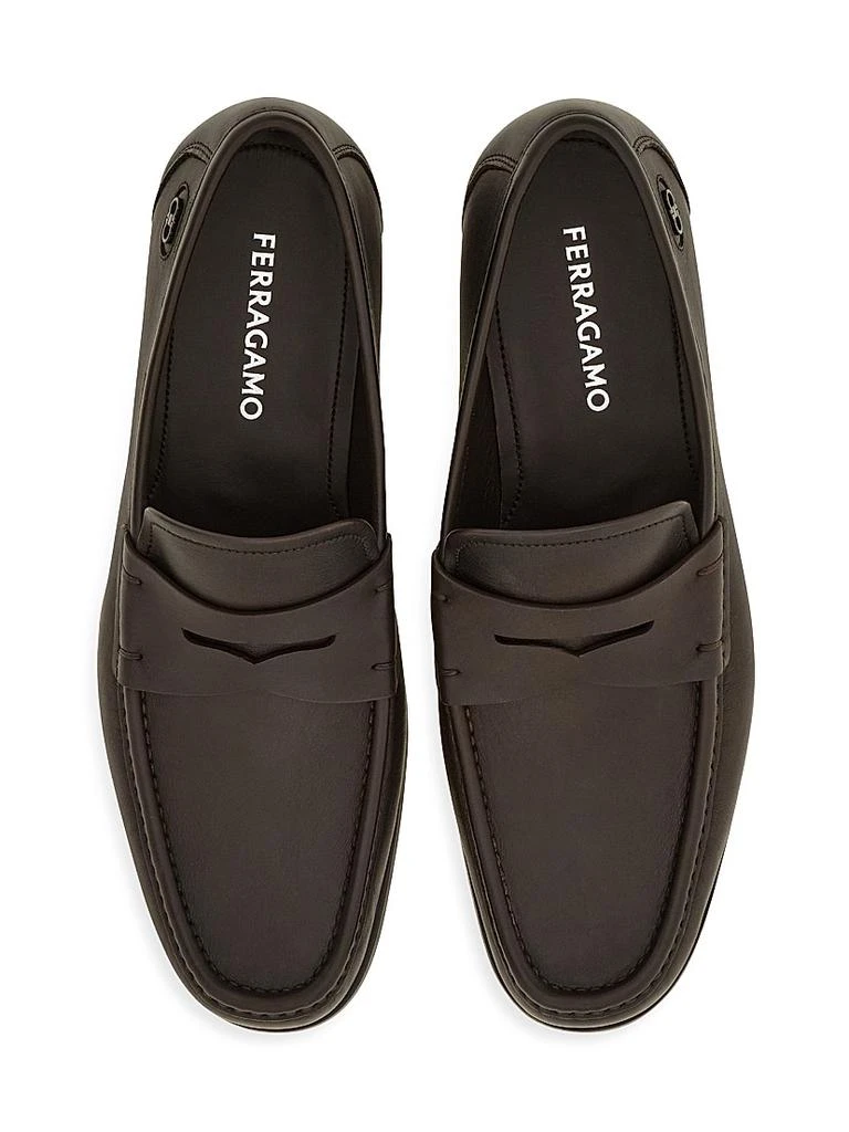 Salvatore Ferragamo Athen Leather Penny Loafers 3