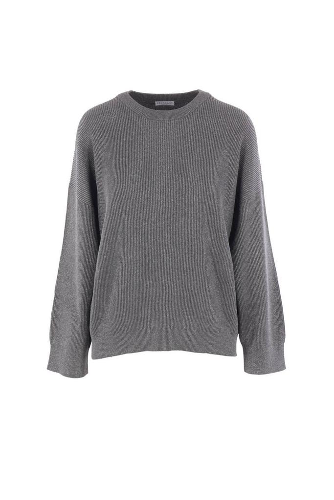 Tシャツ・カットソー BRUNELLO CUCINELLI Brunello Cucinelli Sweaters Brunello Cucinelli - Jute Linen & Cotton Knit T-Shirt