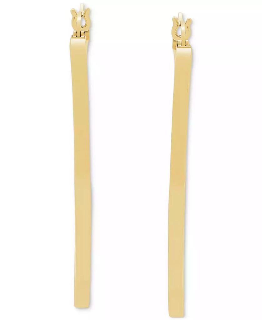 Macy's Square Edge Hoop Earrings (40mm) in 14k Gold 4