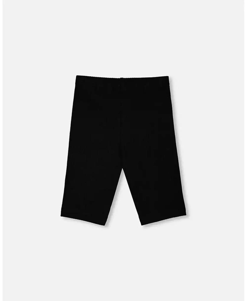 Deux par Deux Baby Girls Rib Biker Leggings 2