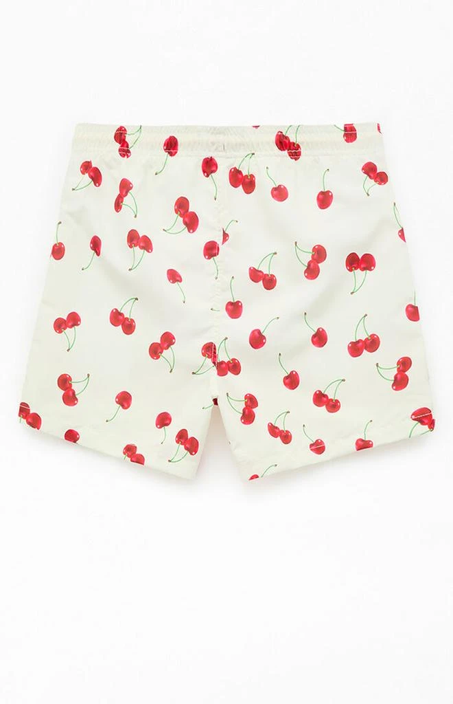 PacSun Cherry 4.5" Swim Trunks 2