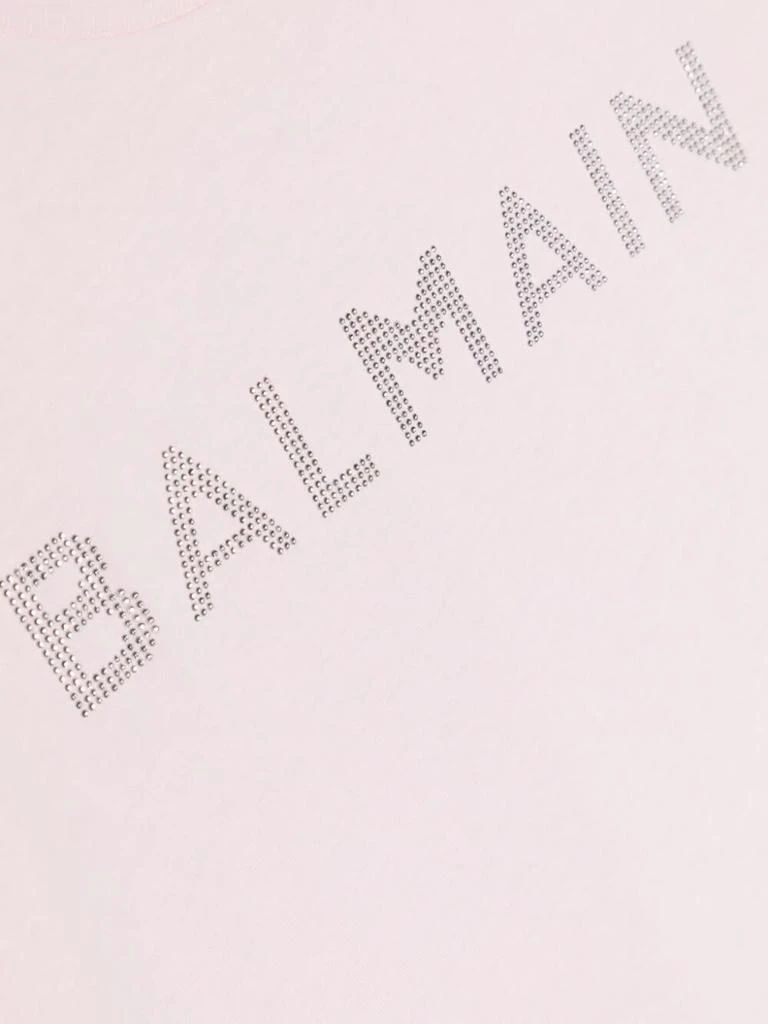 BALMAIN KIDS Jersey t-shirt with balmain logo 3