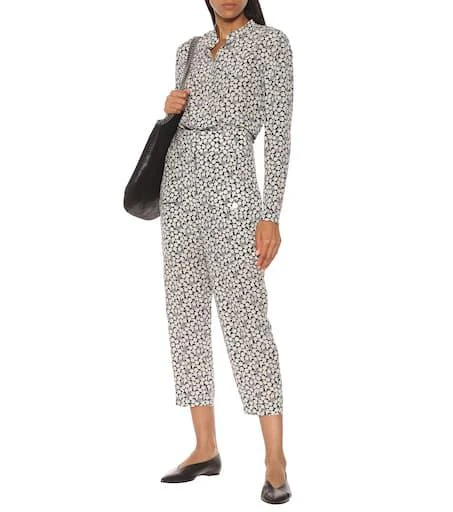 Stella McCartney Cecilia printed silk cropped pants 2