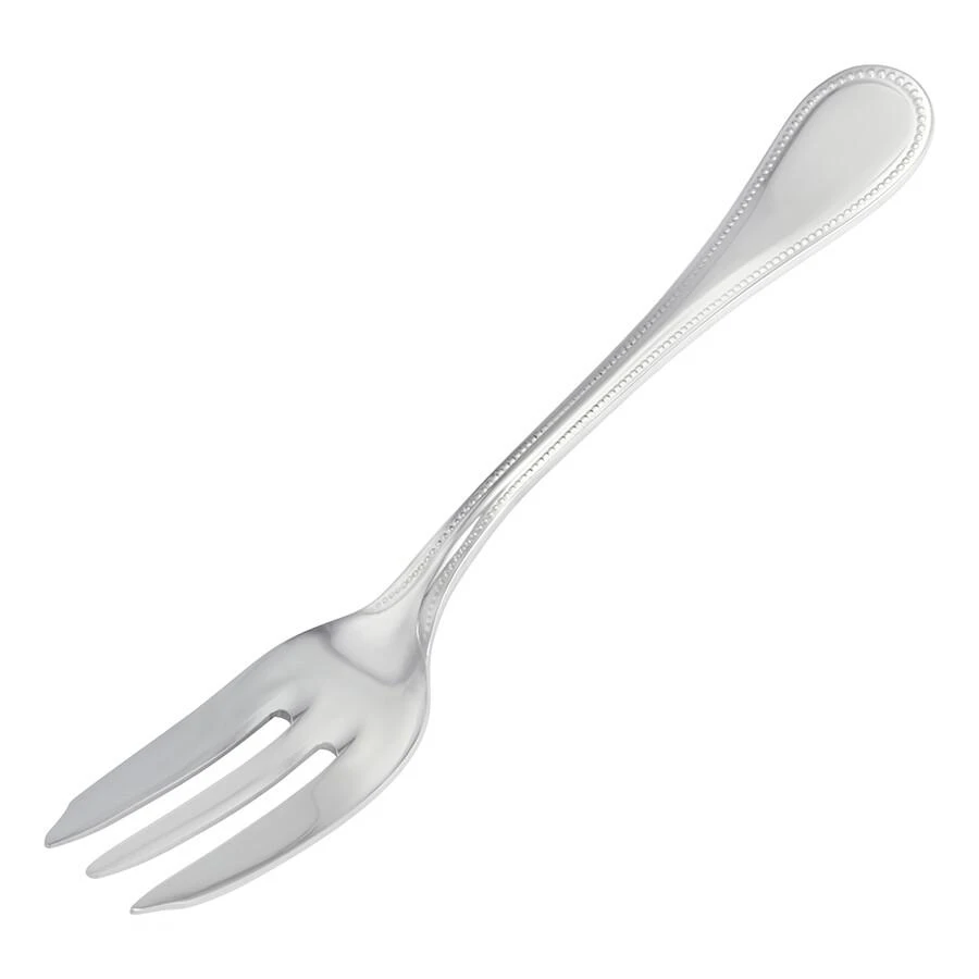 Christofle Silver Plated Perles Pastry Fork 0010-046 1