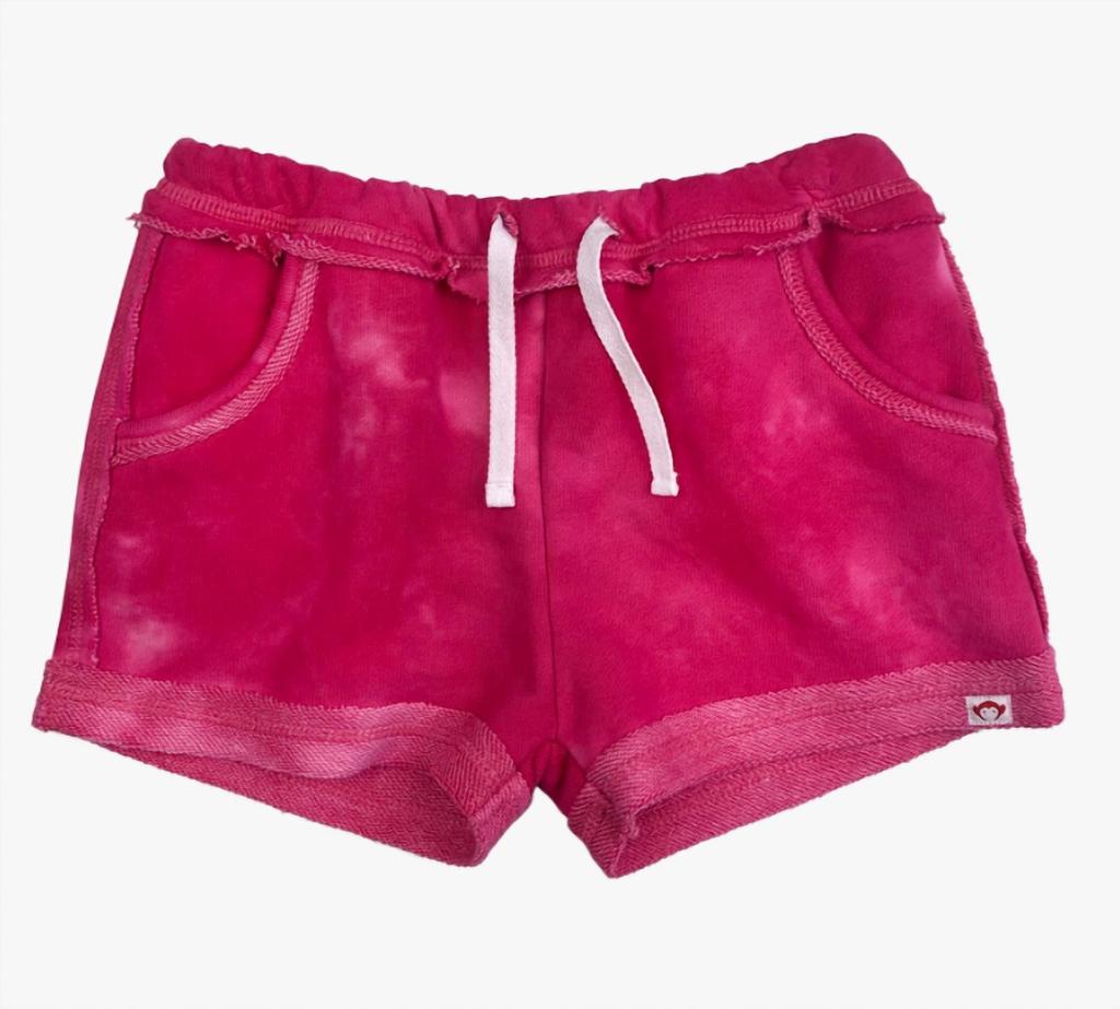 Appaman Majorca Shorts In Fuchsia Marble