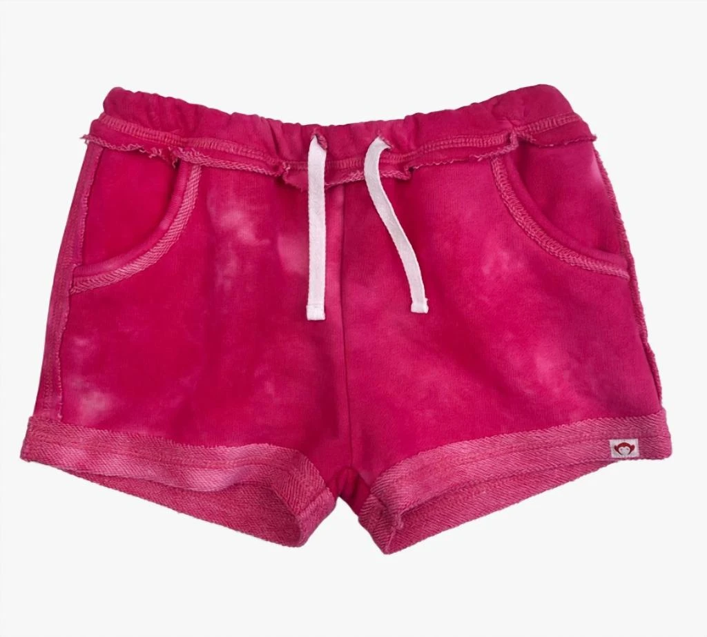 Appaman Majorca Shorts In Fuchsia Marble 2