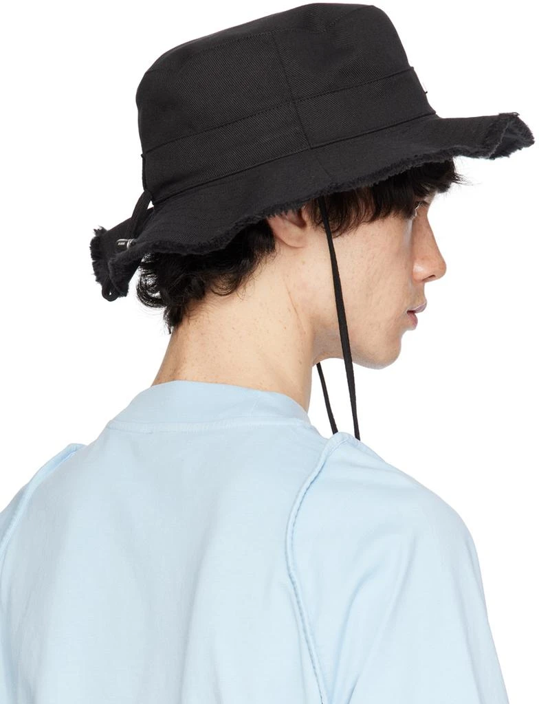 JACQUEMUS Black Les Classiques 'Le bob Artichaut' Bucket Hat 3