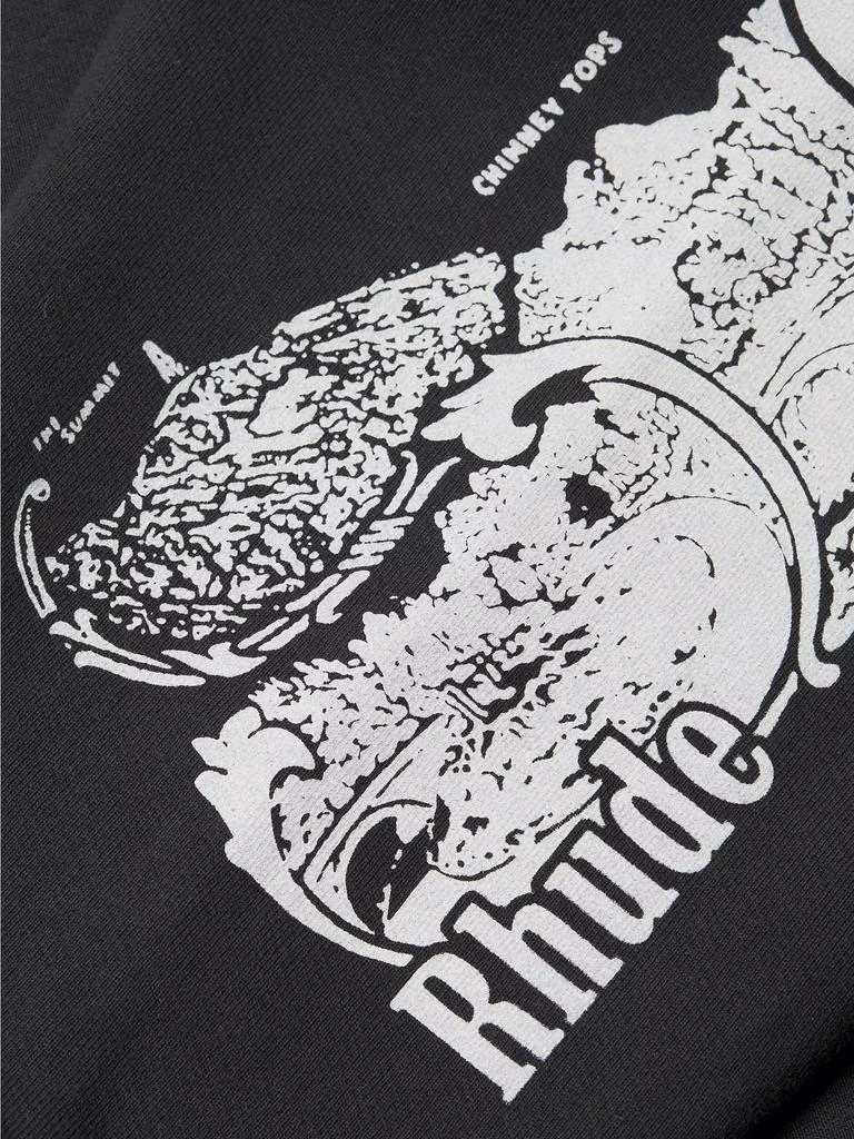Rhude Pennant Flag Cotton Crewneck Sweatshirt 6
