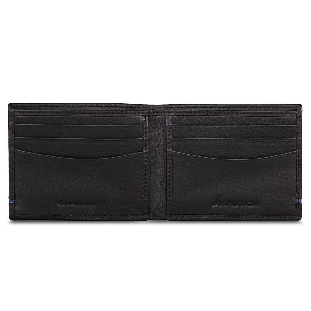 Nautica Mens Leather Bifold Wallet 2