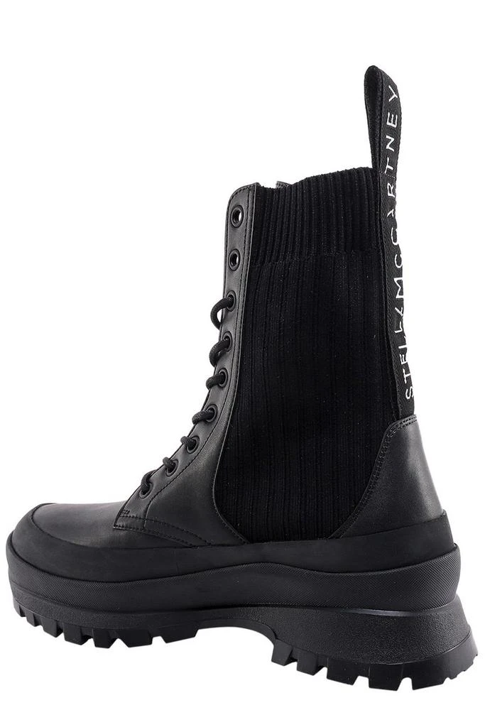 Stella McCartney Stella McCartney Chelsea Knit Lace-Up Trace Boots 3