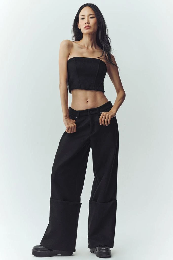 Alo Wool Blend Nightcap Corset Top - Cafe Au Lait 4