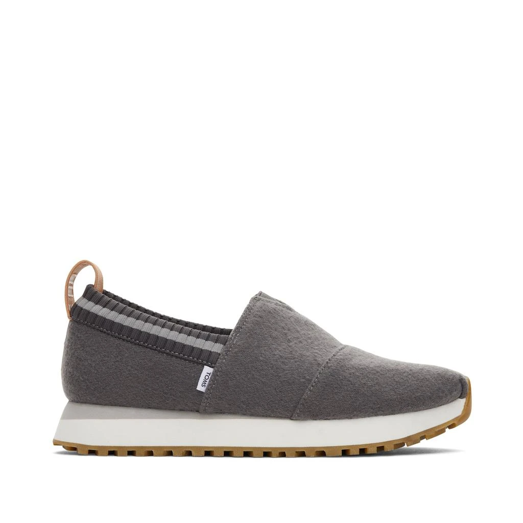 TOMS Shoes Resident 2.0 Grey Felt Sneaker 1