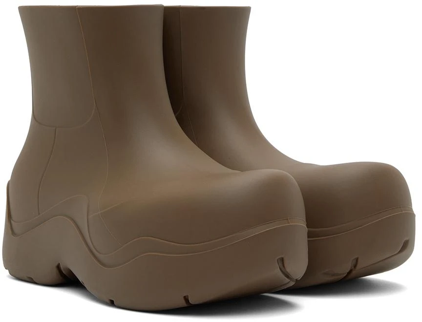 Bottega Veneta Brown Puddle Boots 4