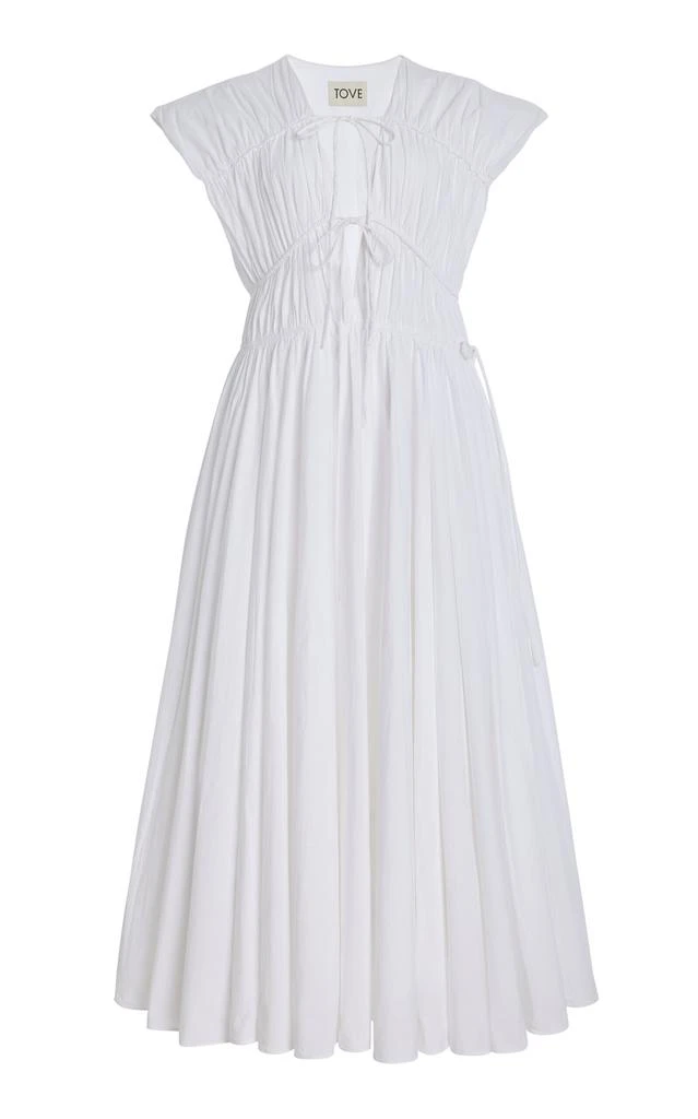 organic cotton dress sale Organic Cotton Rosemary Dress in Blue Steel-Small