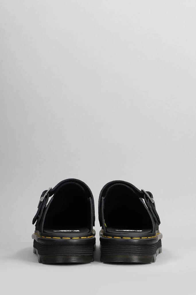 Dr. Martens Zebzag Mule Slipper-mule In Black Suede 4