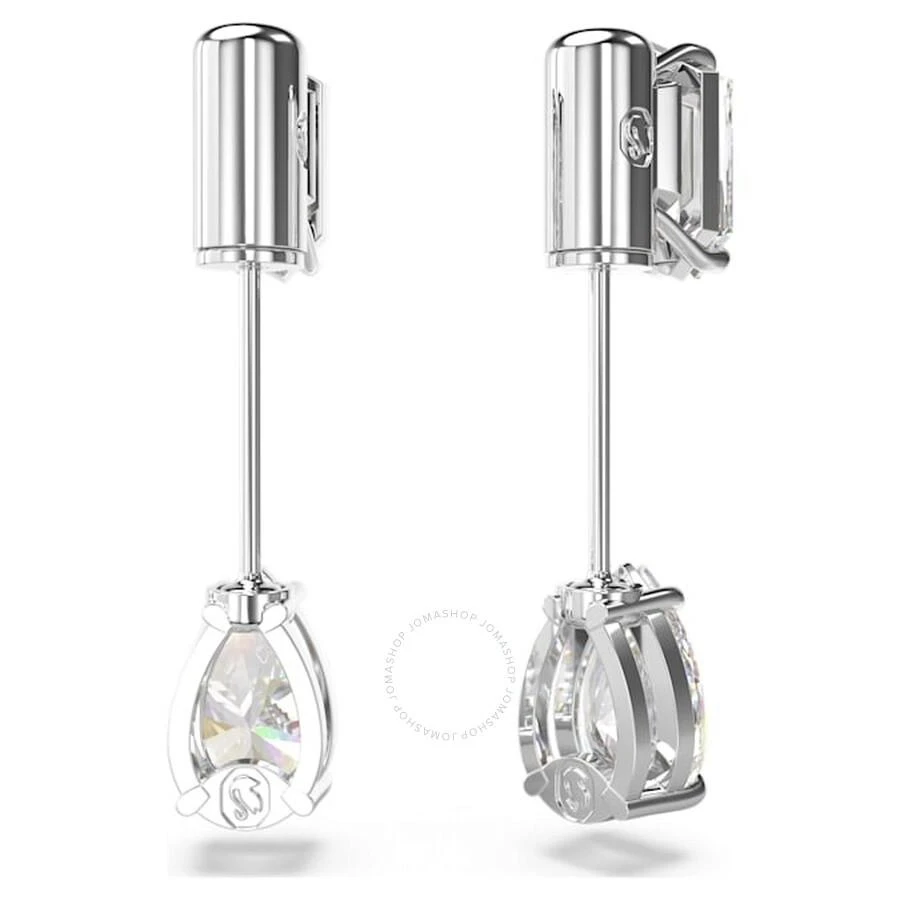 Swarovski Rhodium Plated Mesmera Bar Earrings 3