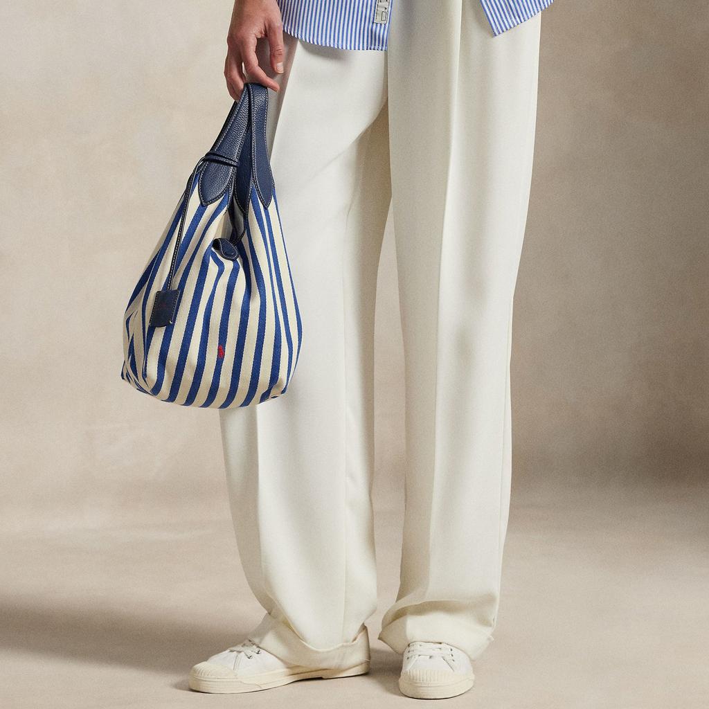 Ralph Lauren Polo Ralph Lauren Stripe Canvas Tote Bag
