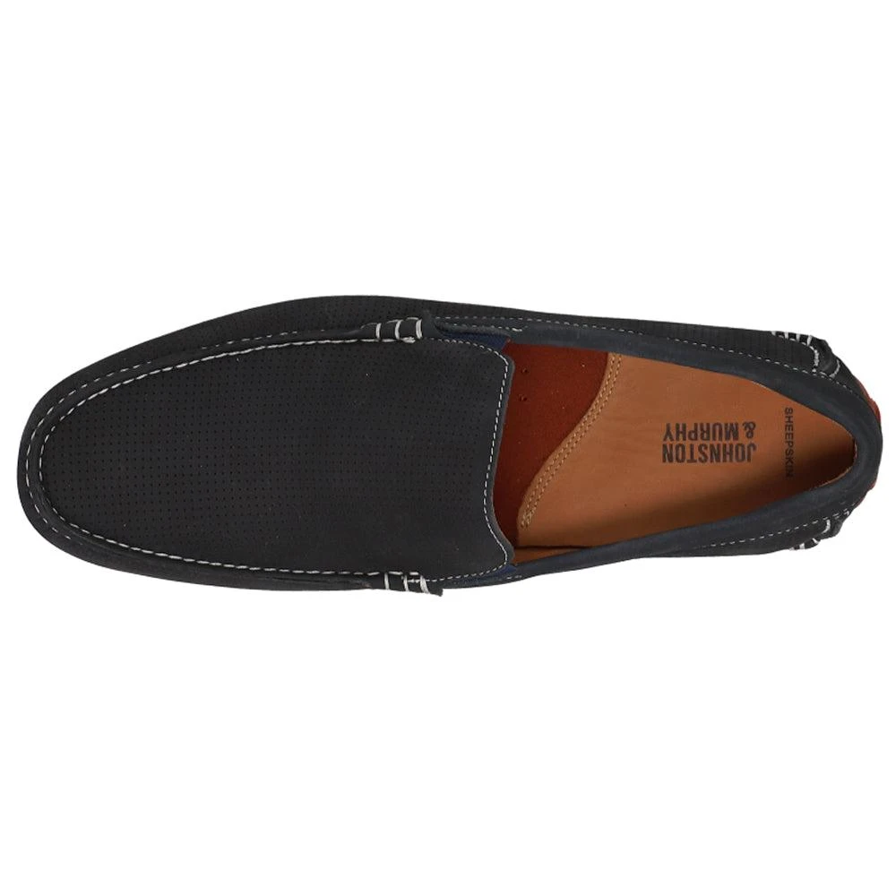 Johnston & Murphy Cort Venetian Perforated Slip On Shoes 4