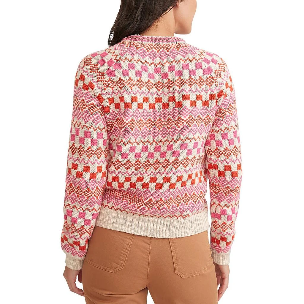Marine Layer Womens Knit Fair Isle Pullover Sweater 2
