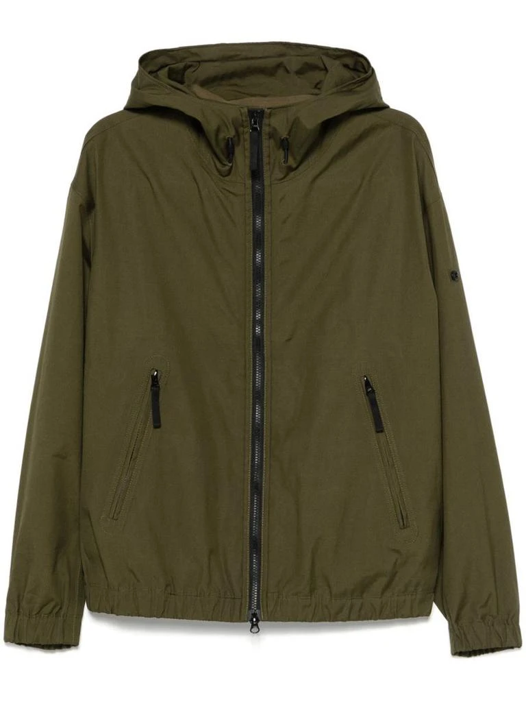 Stone Island Stone Island Dark Green Jacket With Hood 1
