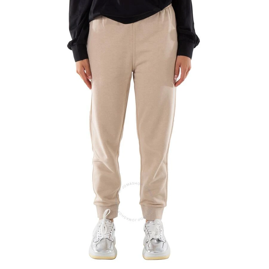 Burberry Soft Taupe Larkan Logo Embroidered Track Pants 1