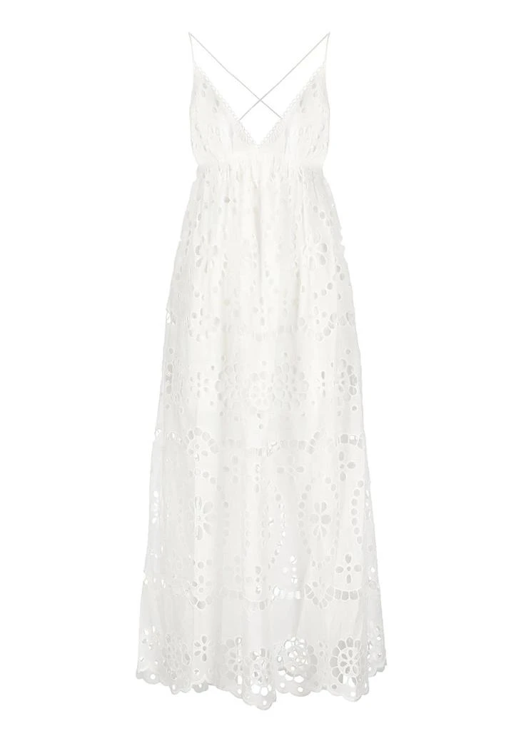 Zimmermann Zimmermann Lexi Embroidered Scallop Edge Slip Dress 1