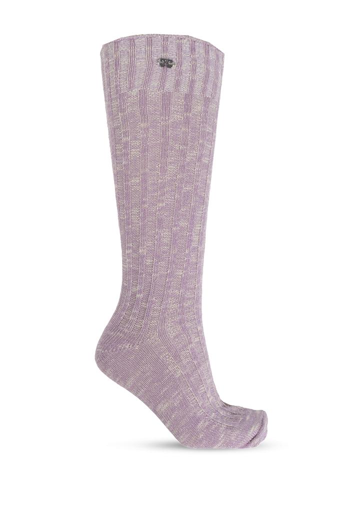 【関税&送料込】Ganni High Socks. Kelly Green White/Green Sporty Socks | GANNI US