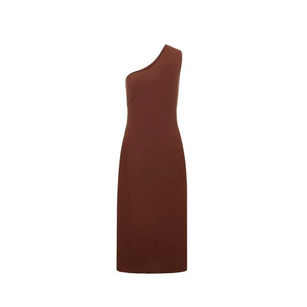 AERON Asymmetric knitted dress 1