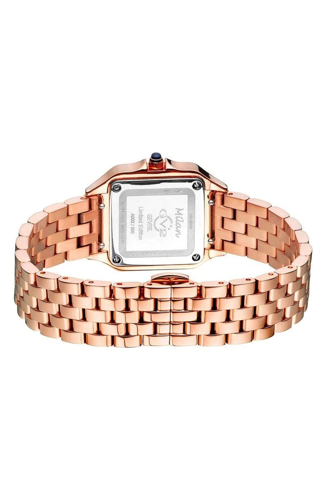 GV2 Women's Milan Diamond Dial Bracelet Watch, 27.5mm 2
