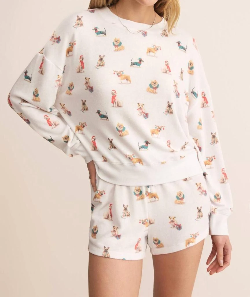 Z Supply Z Supply - Holiday Pup Pajama Top