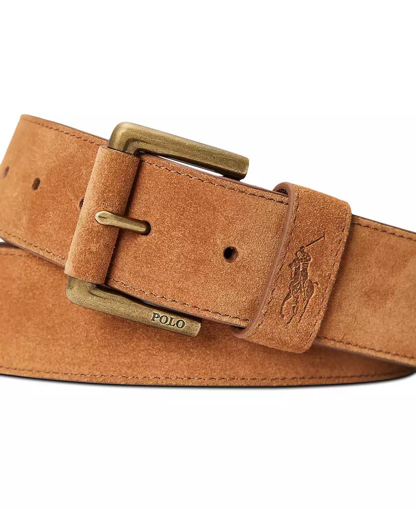 Ralph Lauren Men's Roller-Buckle Suede Belt