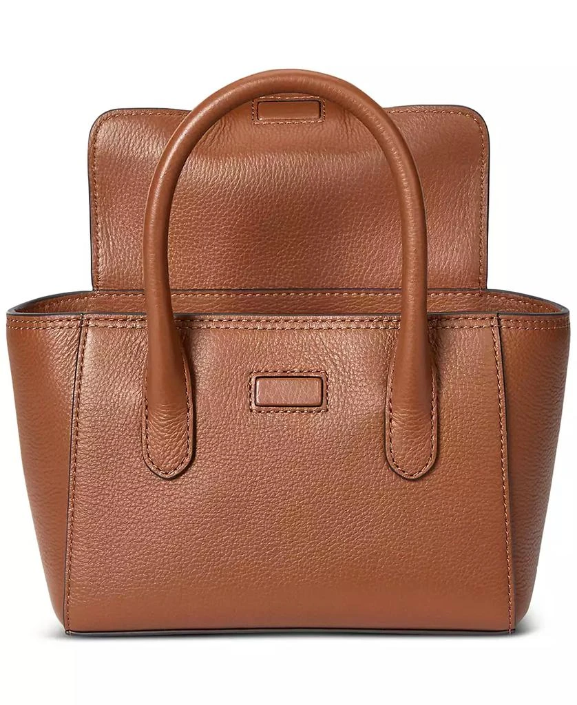 Ralph Lauren Tanner Small Pebbled Leather Satchel 3