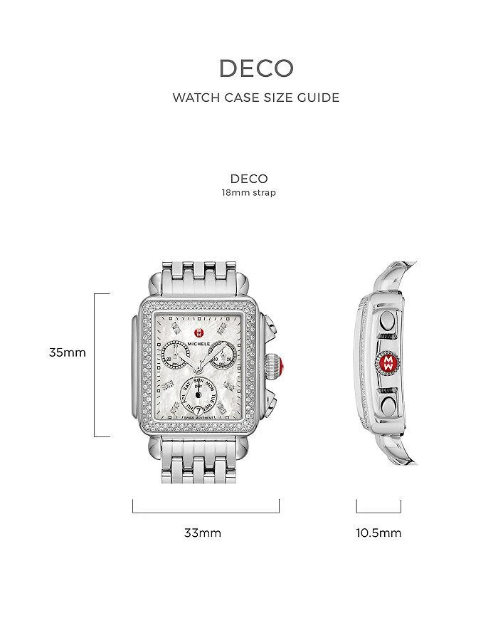 Michele Deco Chronograph, 33mm 7