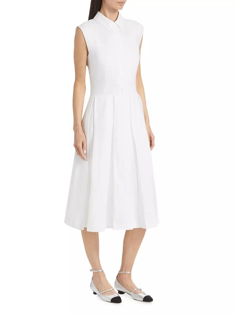 Reformation Prim Linen Midi-Shirtdress 4