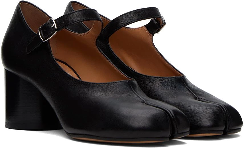 MAISON MARGIELA Black Tabi Mary-Jane Heels 4