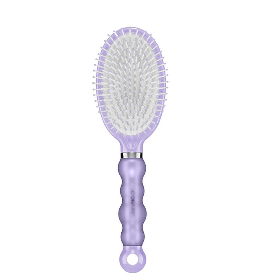 Conair Gel Grips, Nylon Bristle Cushion Hairbrush