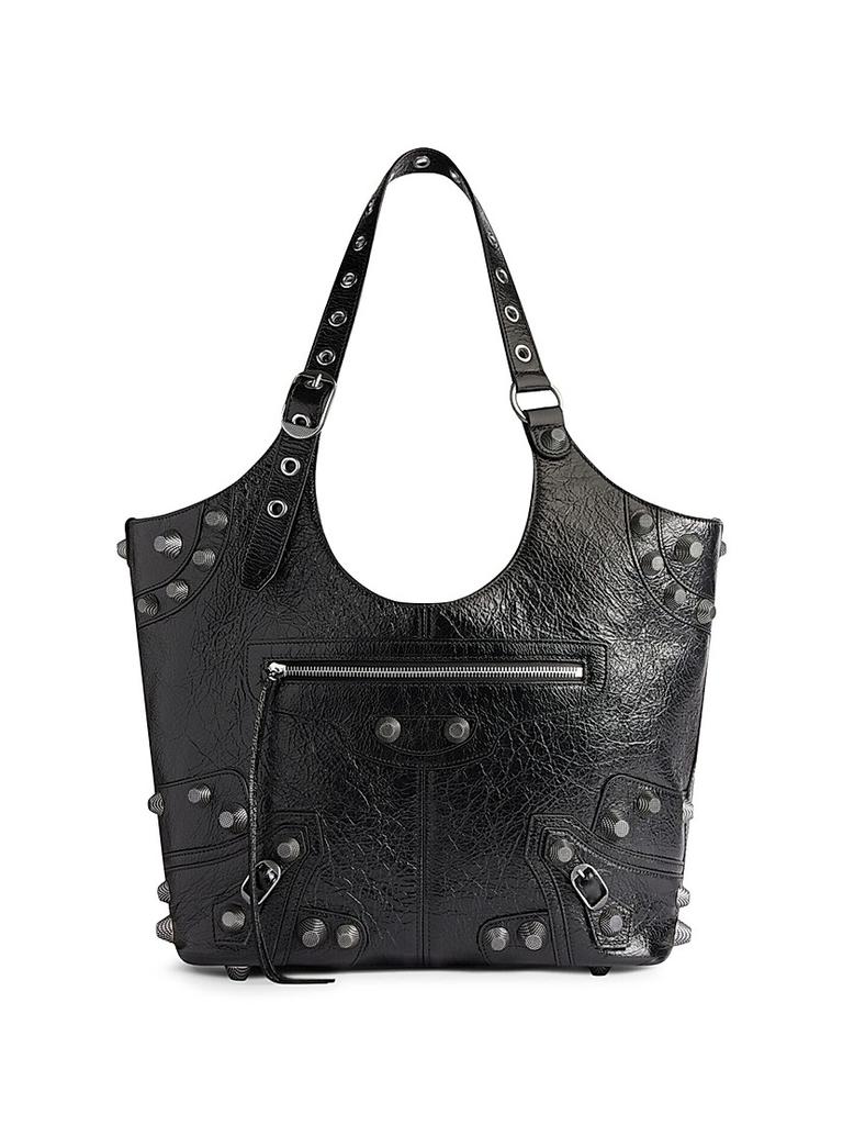 BALENCIAGA Le Cagole Tote Bag Medium 極美品 Balenciaga Le Cagole Medium Tote Bag 'Black' 719067210KR1000