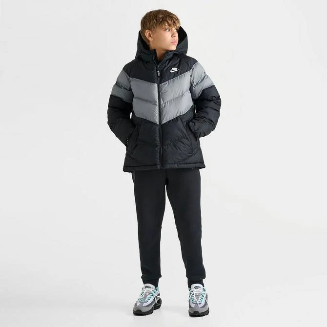 NIKE Kids' Nike Sportswear Synthetic Fill Hooded Puffer Jacket 2