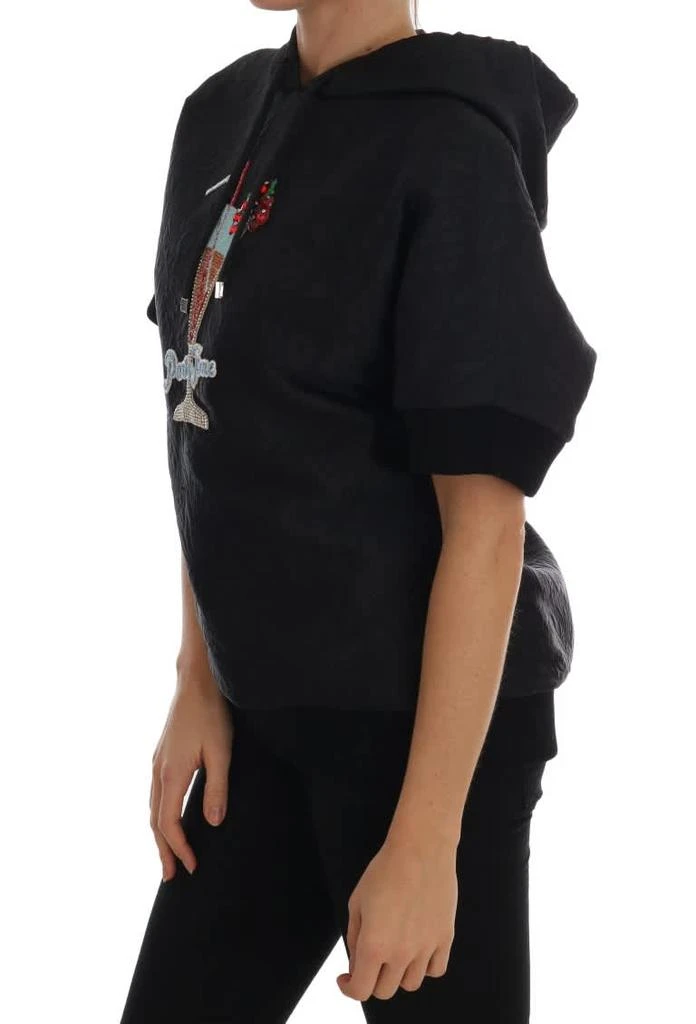 Dolce 
Gabbana Fairy Tale Crystal Hooded Women
s Sweater 2