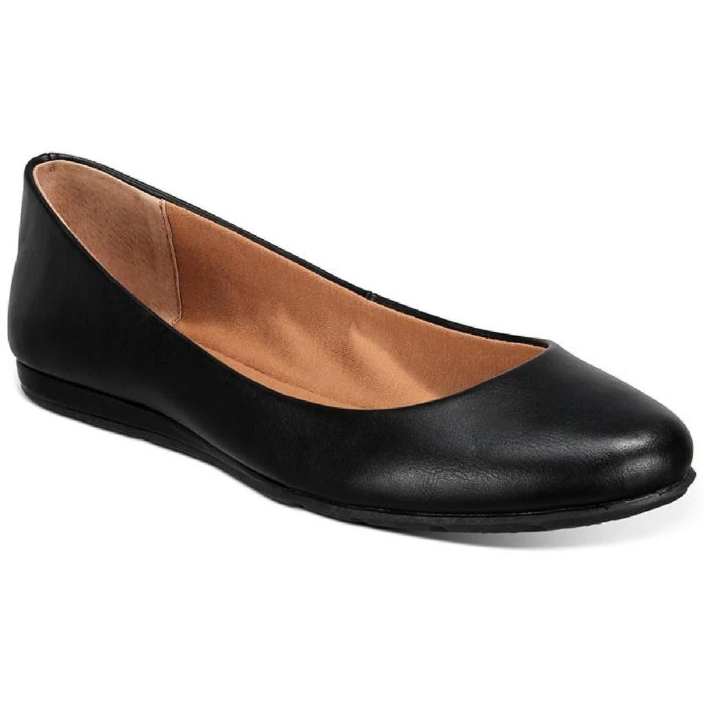 Sun + Stone Eliana Womens Microfiber Almond Toe Ballet Flats 8