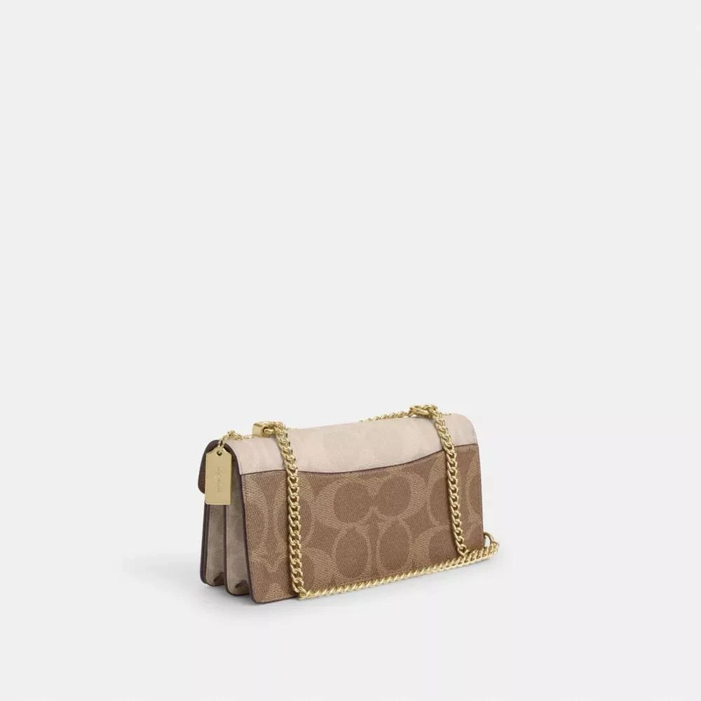 Coach Klare Envelope Crossbody Bag In Blocked Signature Canvas 5