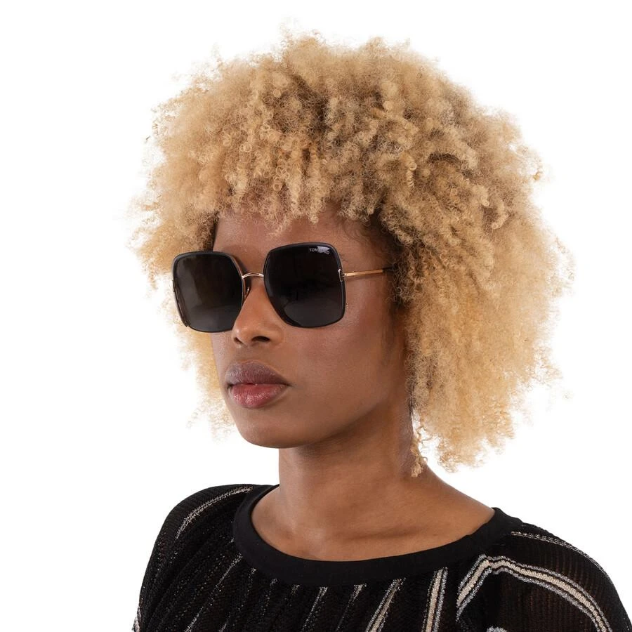 Tom Ford Raphaela Smoke Butterfly Ladies Sunglasses FT1006 02A 60 2