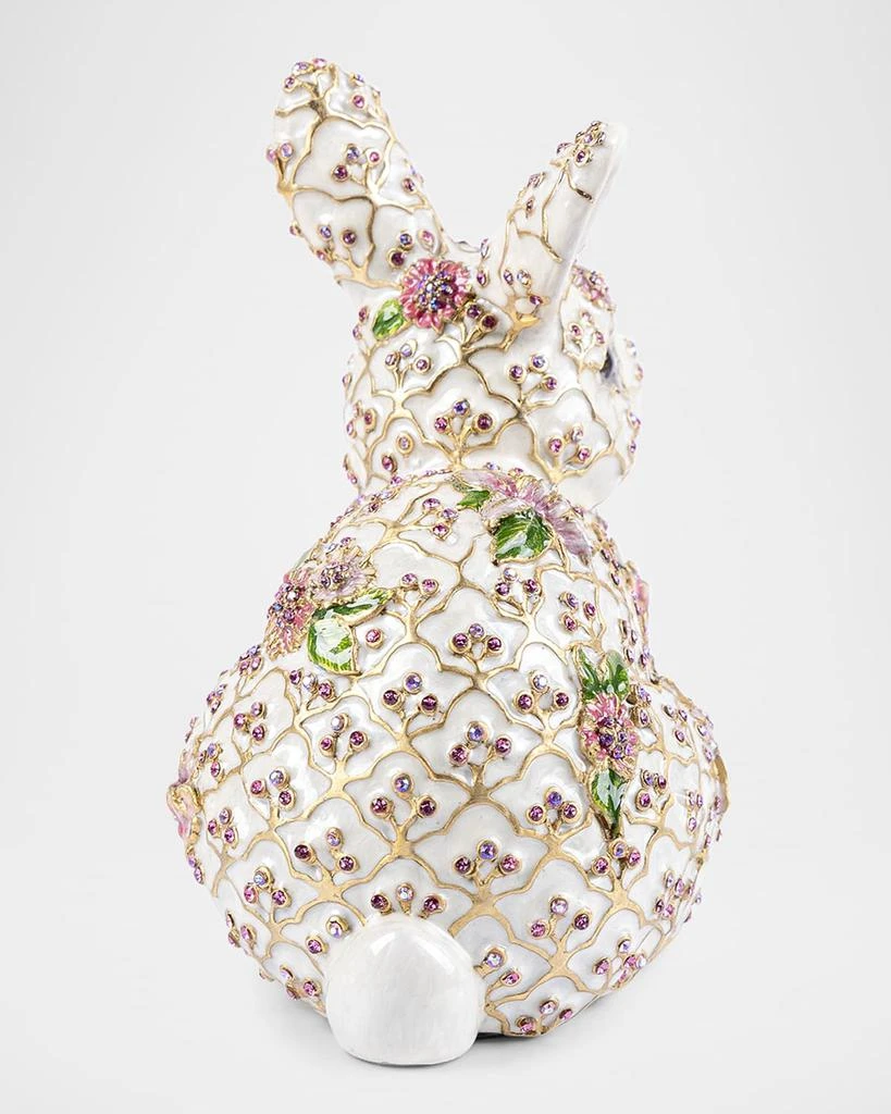 Jay Strongwater Jing Floral Rabbit Figurine 6